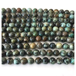 Afrikansk turkis, 12 mm, 1/1 streng